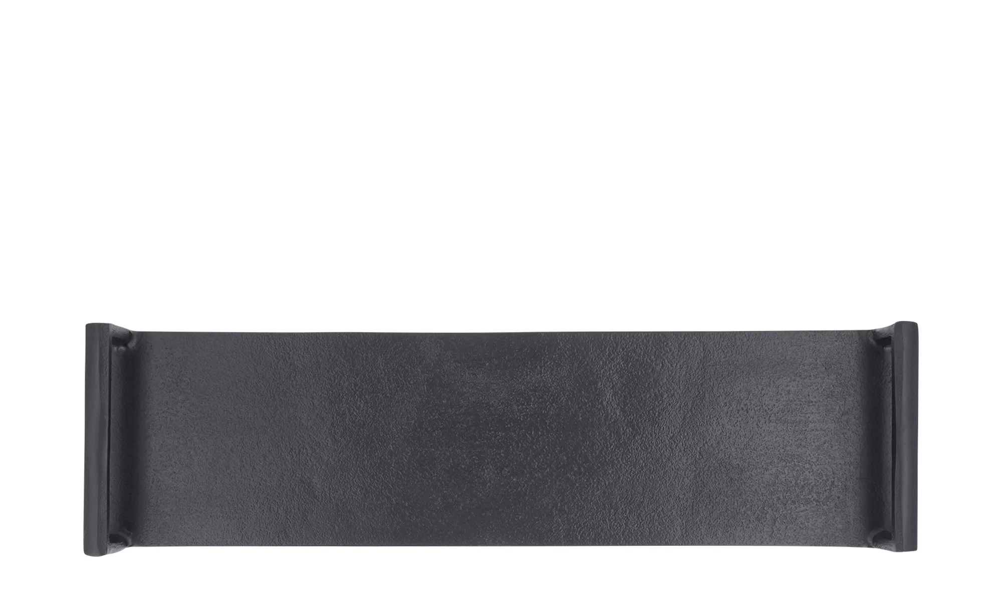 Deko Tablett ¦ schwarz ¦ Aluminium ¦ Maße (cm): B: 45 H: 5 T: 12 Küchenzube günstig online kaufen