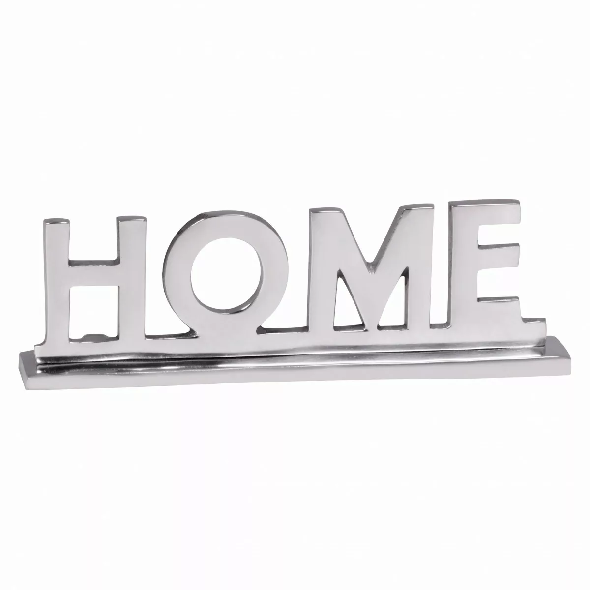 Home Deko Schriftzug Design Wohnzimmer Ess-Tisch- Dekoration Wohnung Alu Al günstig online kaufen