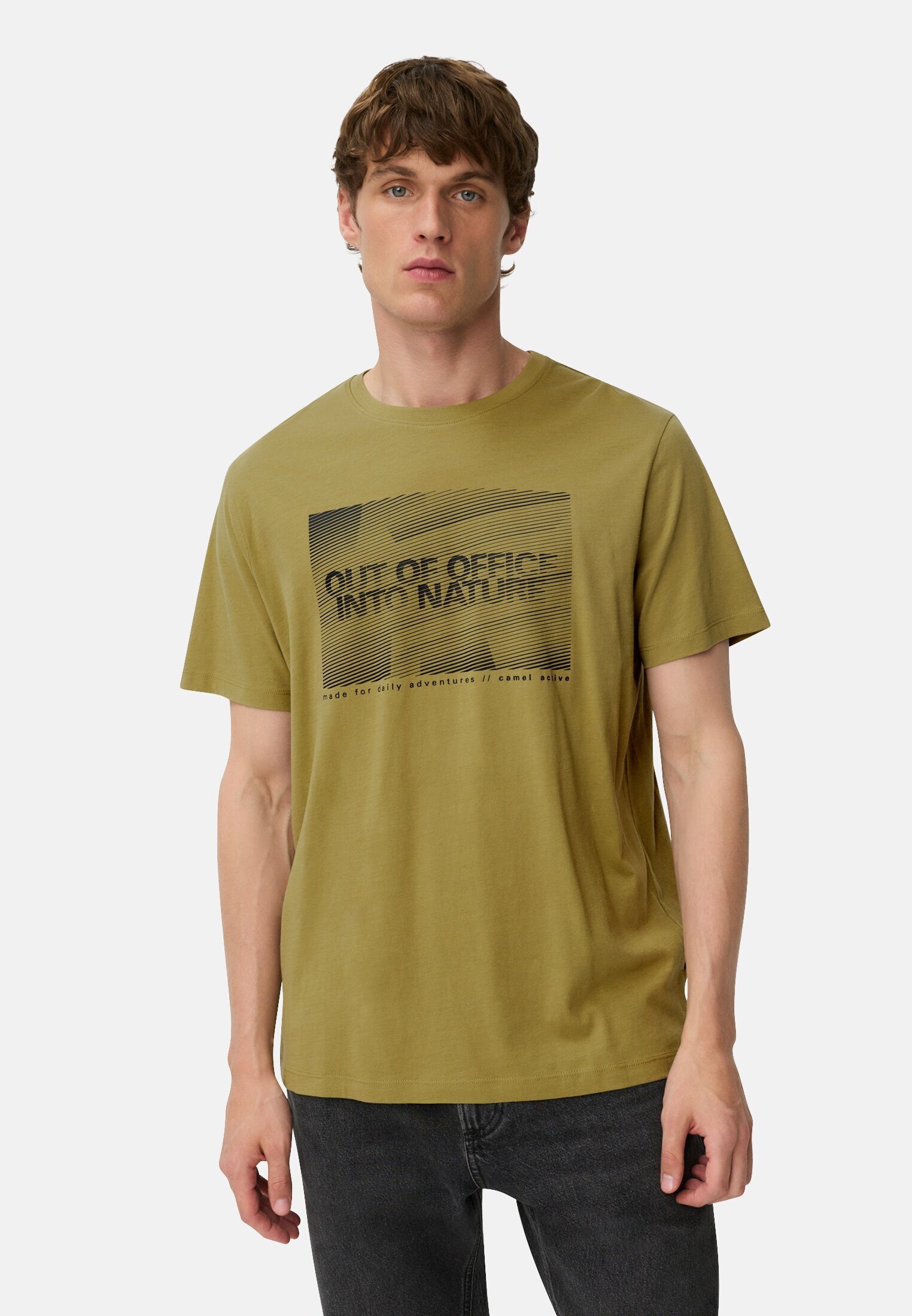 camel active Print-Shirt aus nachhaltigem Organic günstig online kaufen