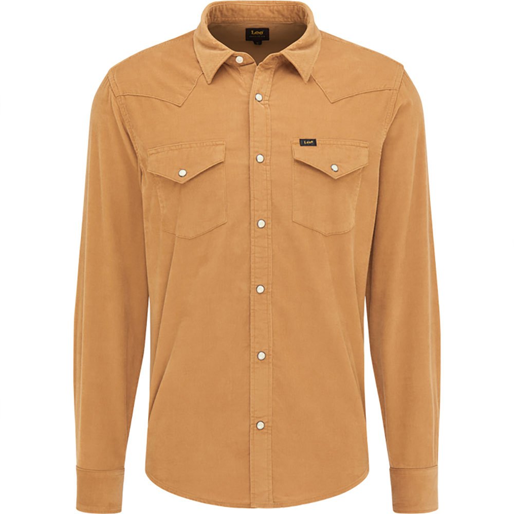 Lee Regular Western Langarm-shirt S Tobacco Brown günstig online kaufen