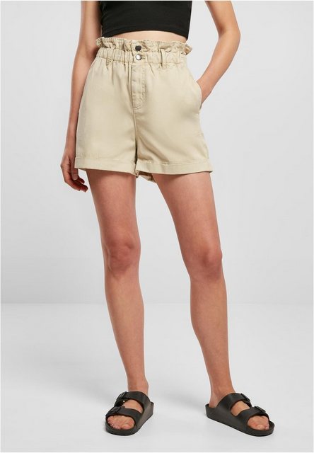 URBAN CLASSICS Stoffhose Damen Ladies Paperbag Shorts (1-tlg) günstig online kaufen