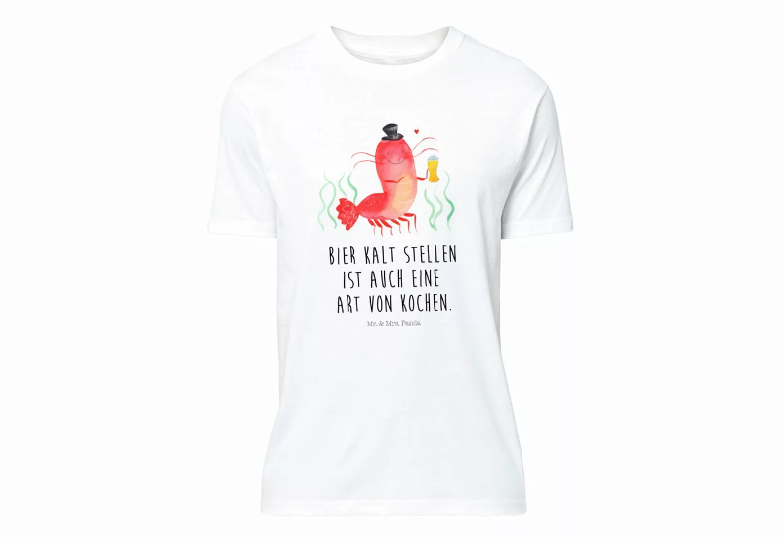 Mr. & Mrs. Panda T-Shirt Hummer mit Weizen - Weiß - Geschenk, Garnele, T-Sh günstig online kaufen
