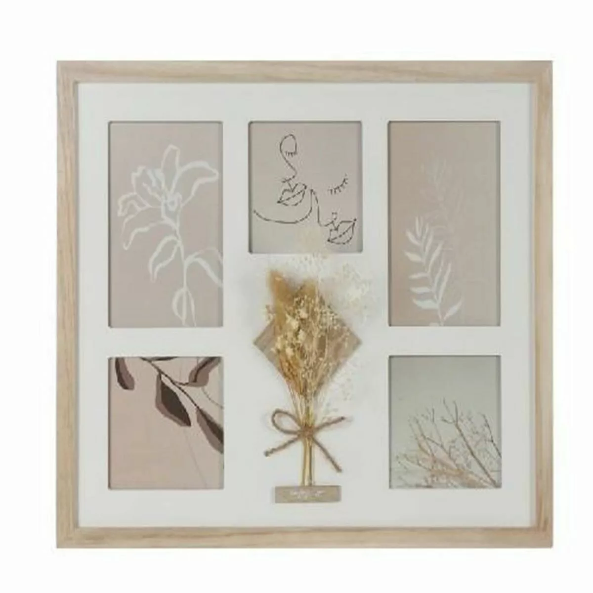 Fotorahmen Dkd Home Decor Kristall Natürlich Shabby Chic (39 X 1,2 X 33 Cm) günstig online kaufen