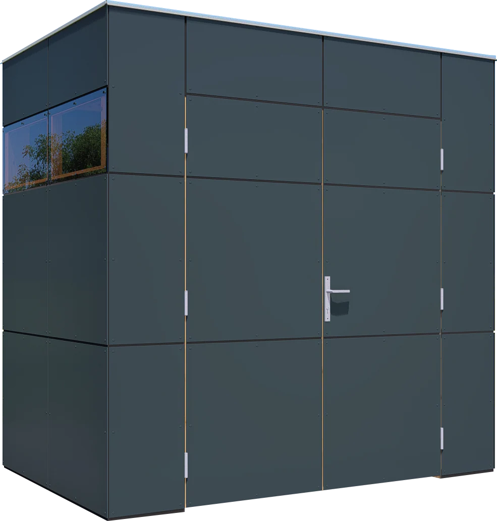 BERTILO Gartenhaus "HPL Mini, in verschiedenen Farben", Fassaden-HPL in Arc günstig online kaufen