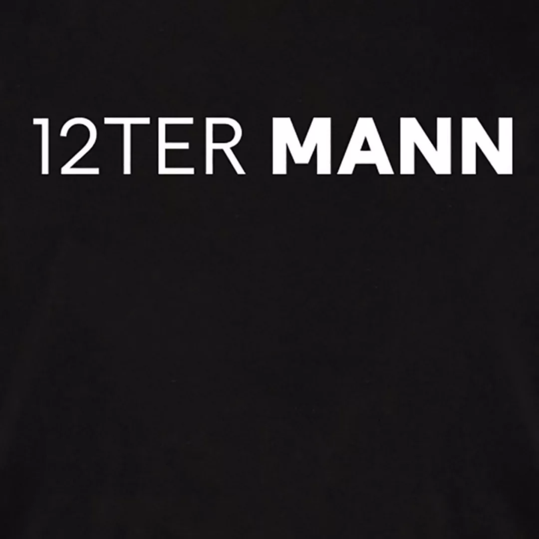 Pfundskerl Motto T-Shirt "12ter Mann" günstig online kaufen