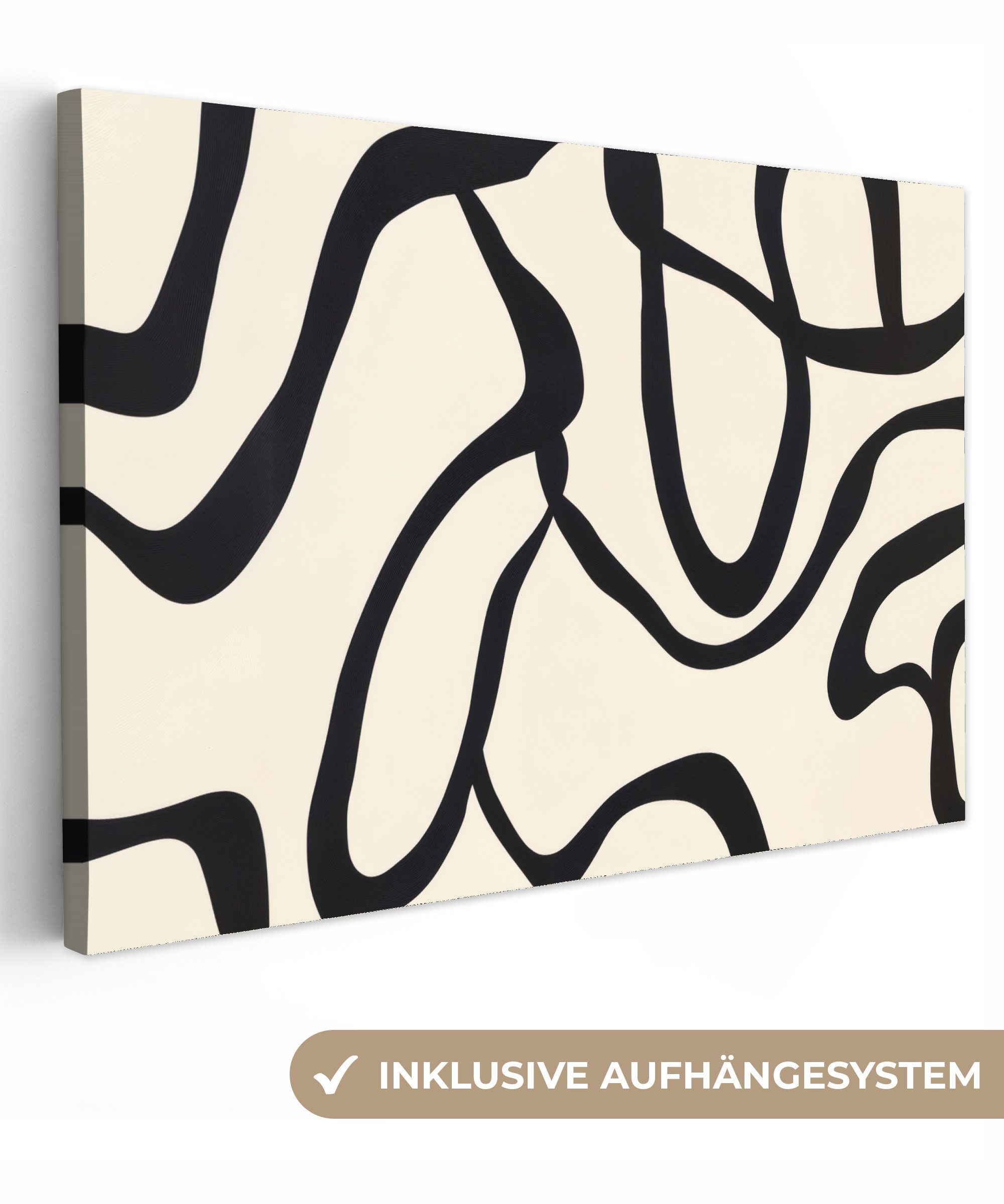 OneMillionCanvasses® Leinwandbild Abstrakt - Linien - günstig online kaufen