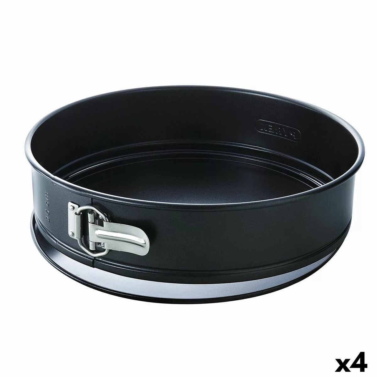 Kuchenspringform Pyrex Magic Rund Schwarz 20 Cm Metall 4 Stück günstig online kaufen