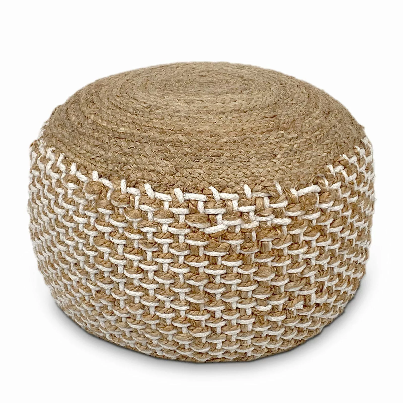 Amagohome Sitzhocker Sitzhocker Sitzpouf Jute Bodenkissen günstig online kaufen