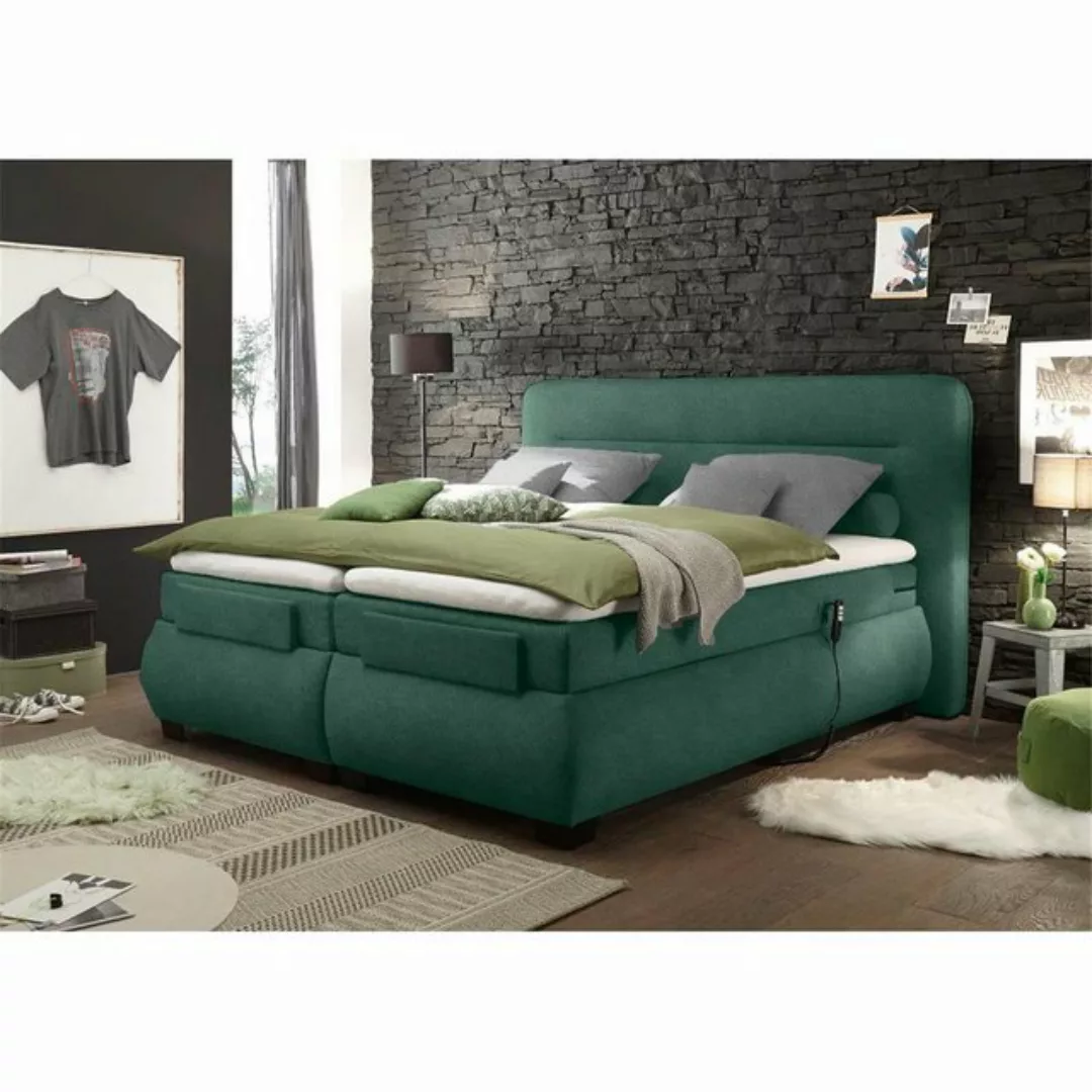 Lomadox Boxspringbett EDIRNE-09, 180x200 cm elektrisch verstellbar, Härtegr günstig online kaufen