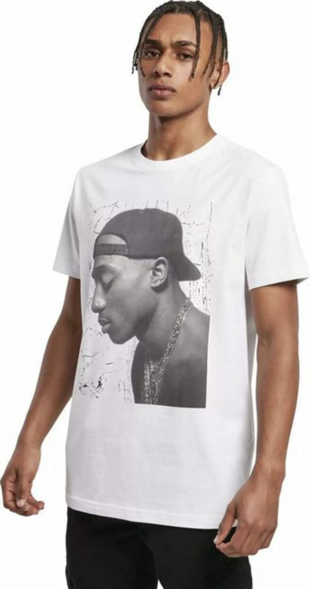 MisterTee T-Shirt MisterTee Herren Tupac Cracked Background Tee (1-tlg) günstig online kaufen