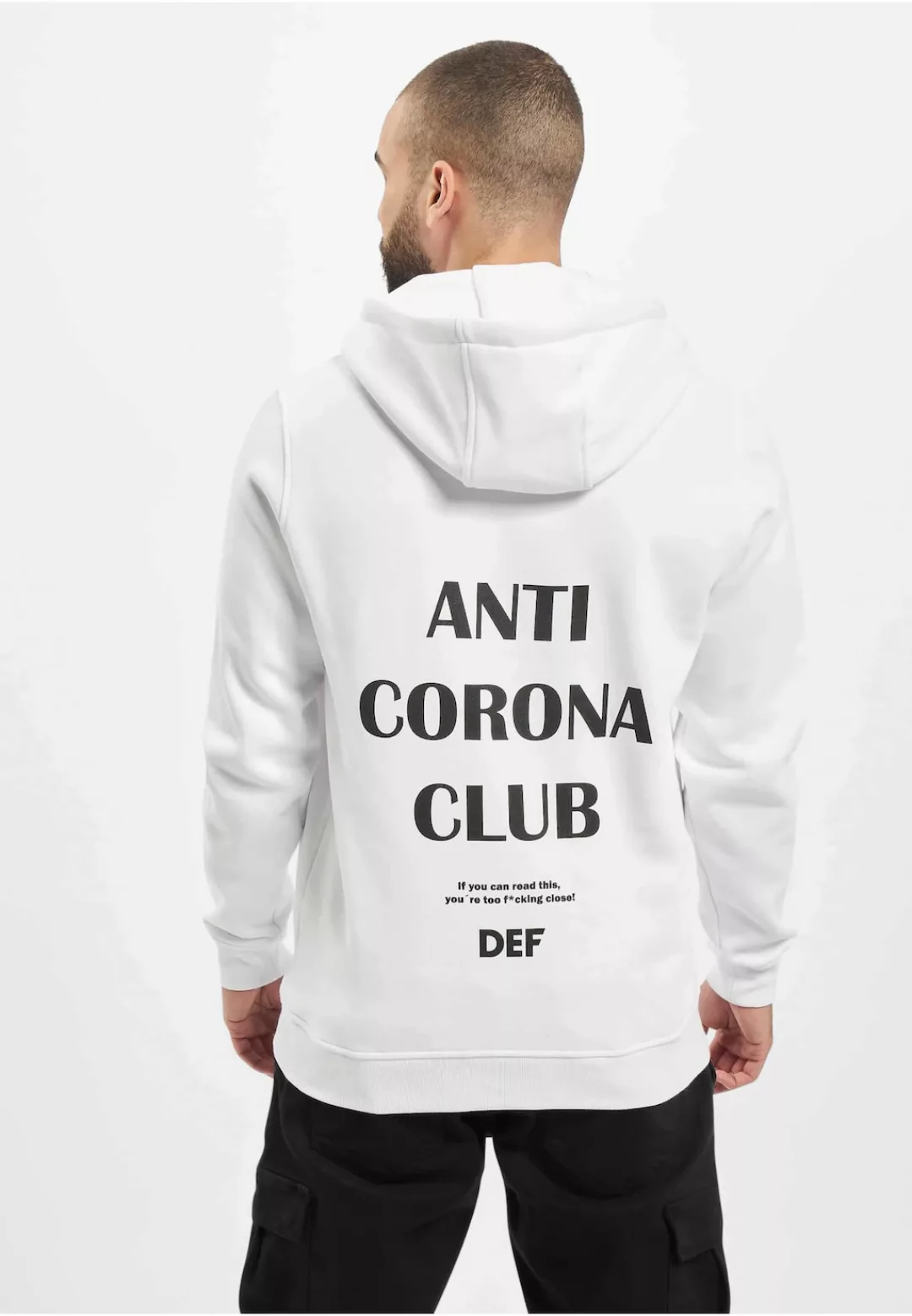 DEF Sweatshirt "DEF Herren Anti Corona Hoody" günstig online kaufen