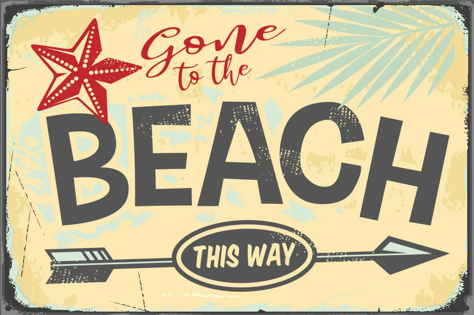 queence Metallbild "To The Beach", (1 St.) günstig online kaufen