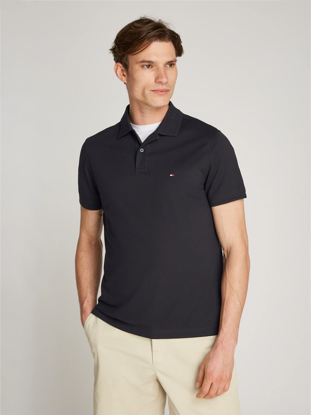 Tommy Hilfiger Poloshirt "OXFORD TWO TONE REG POLO" günstig online kaufen