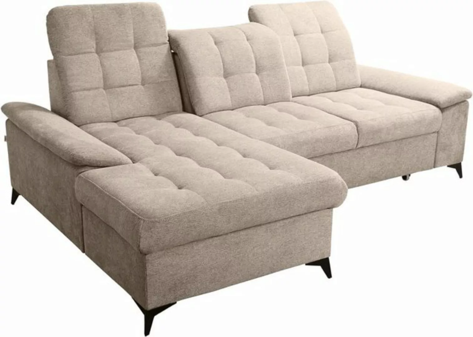 robin Ecksofa L-Form Sofa mit Schlaffunktion & Bettkasten Neo Mini Verstell günstig online kaufen