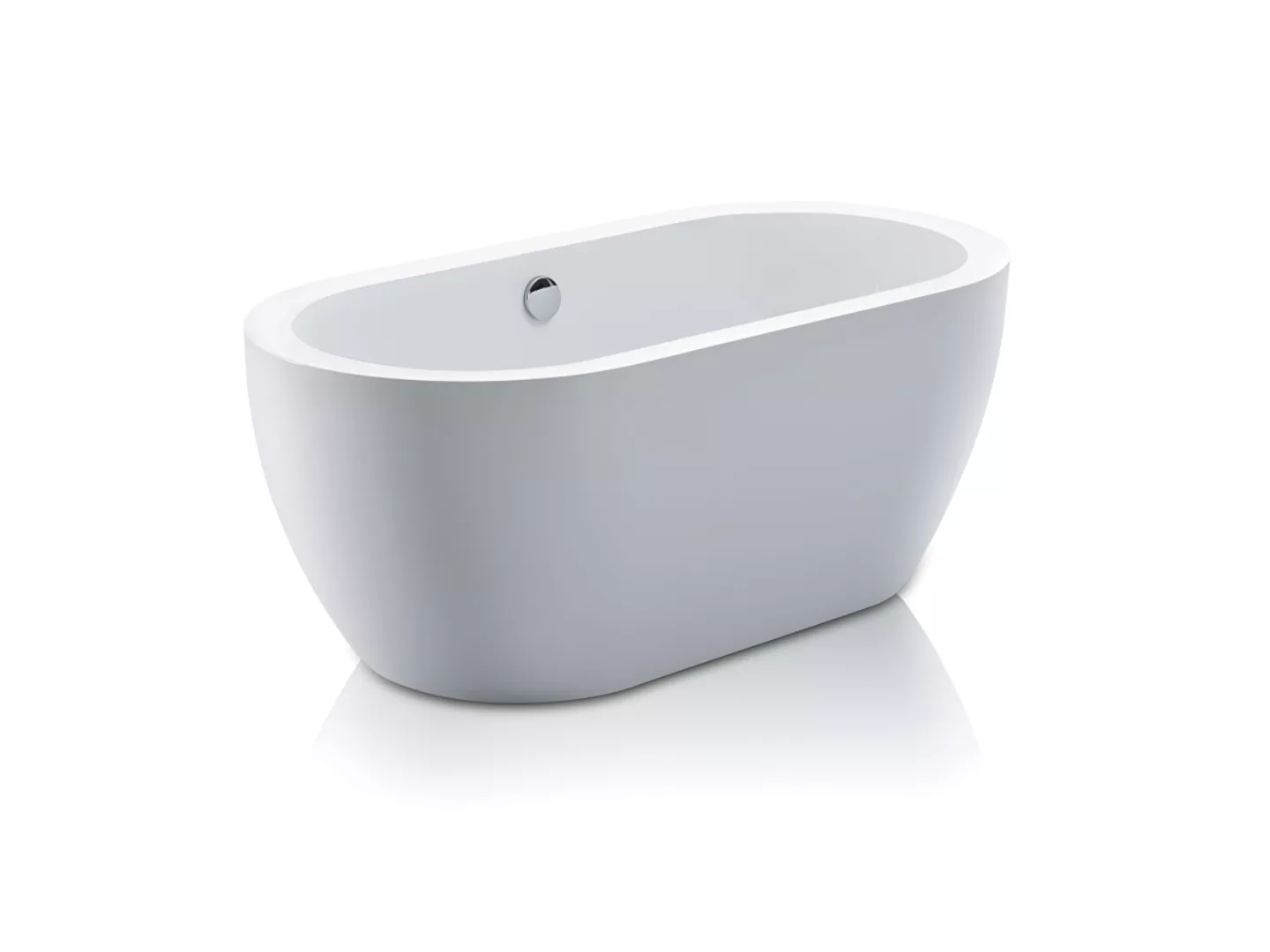 Freistehende Badewanne - 178 L - 150 x 75 x 58 cm - Weiß - ADRINA günstig online kaufen