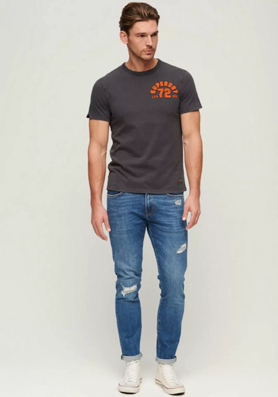 Superdry T-Shirt VINTAGE ATHLETIC CHEST S/S TEE günstig online kaufen