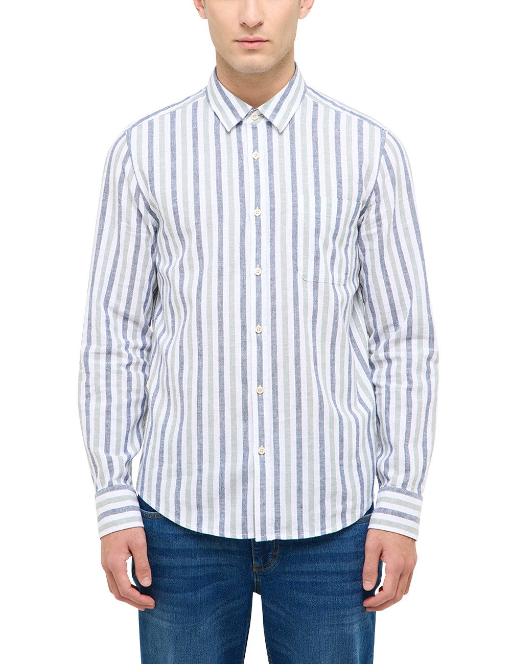 MUSTANG Langarmhemd Herren Style Rawlins günstig online kaufen