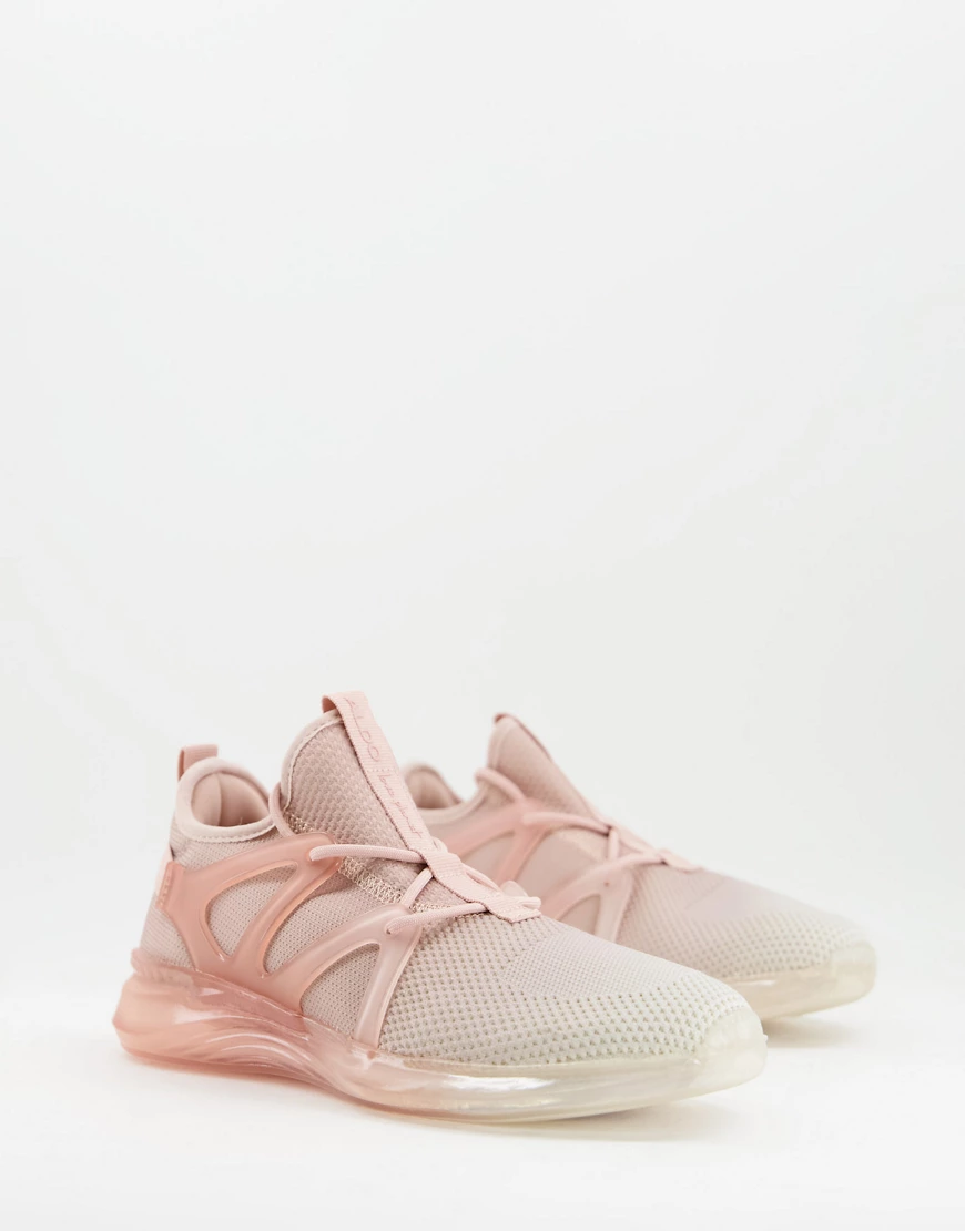 ALDO – Love Planet Rpplfrost – Sneaker aus recyceltem Polyester-Mix in Rosa günstig online kaufen