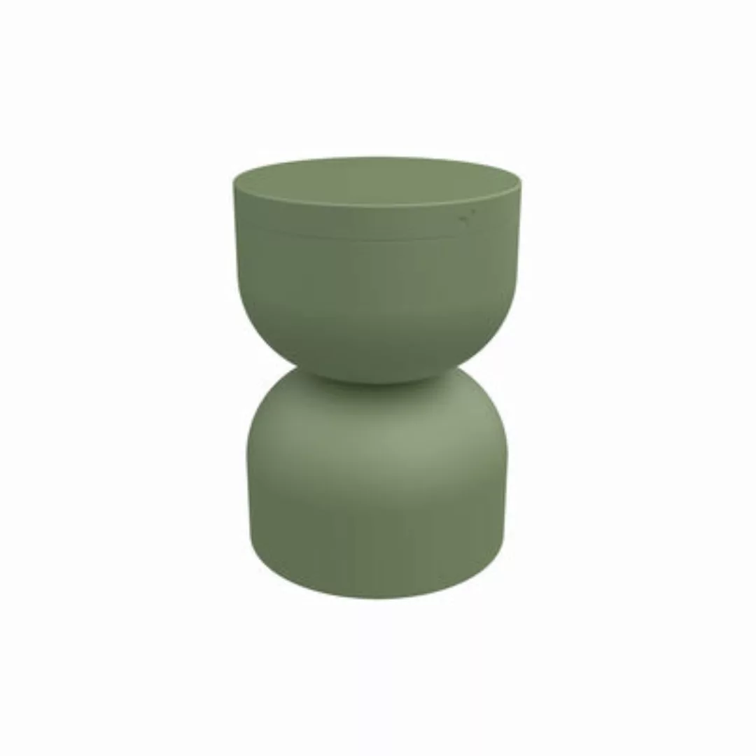 Hocker Piapolo metall grün / Staufach - Fermob - Grün günstig online kaufen