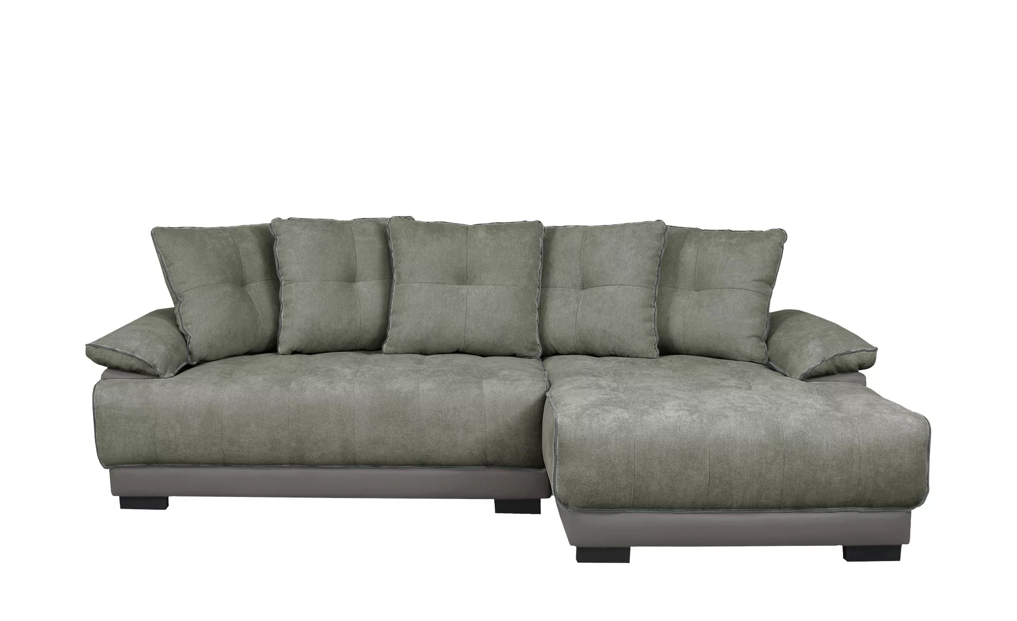 Ecksofa - grau - 85 cm - Polstermöbel > Sofas > Ecksofas - Möbel Kraft günstig online kaufen