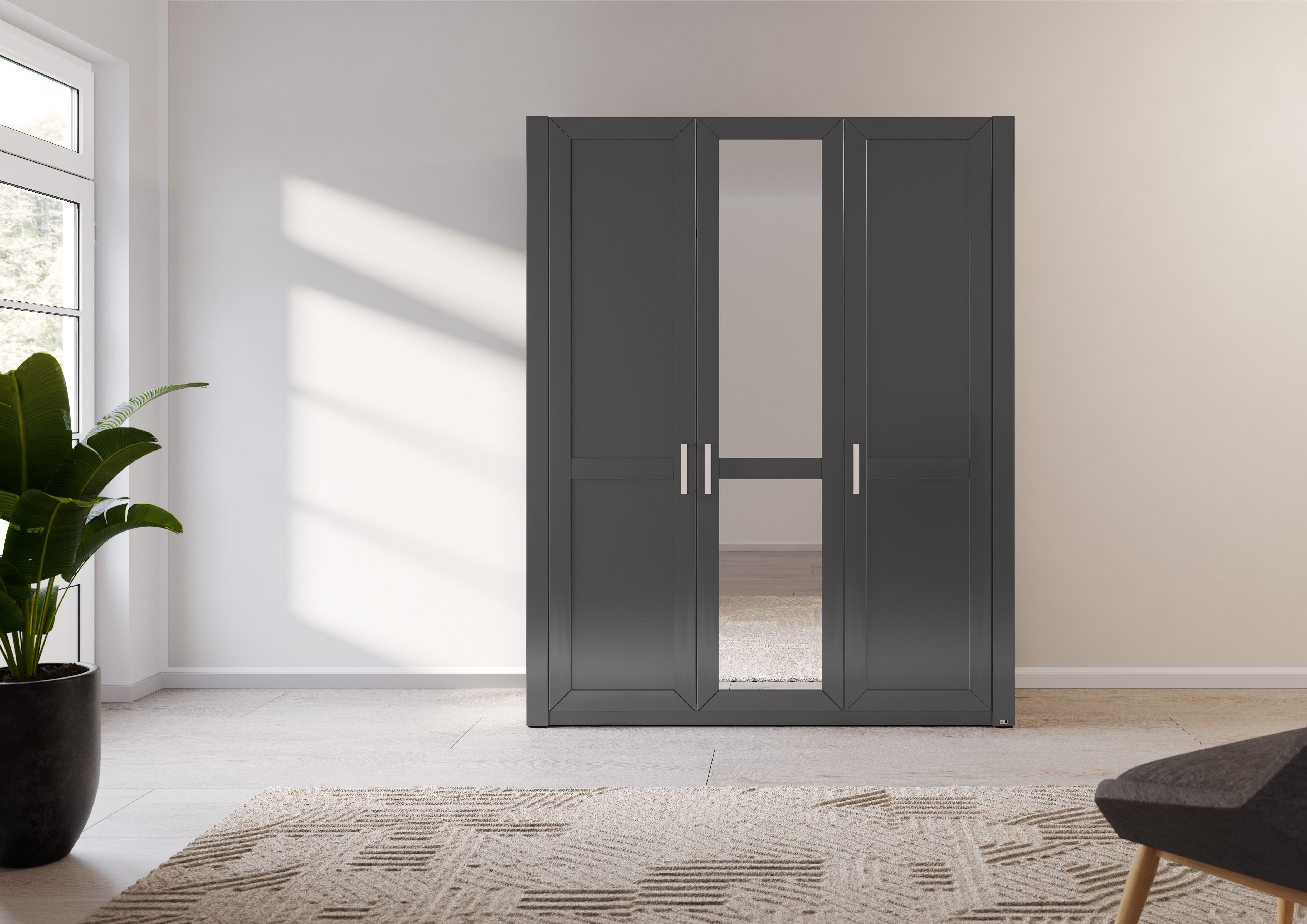 set one by Musterring Kleiderschrank "York Schlafen", (1 St.), mit Holz- un günstig online kaufen