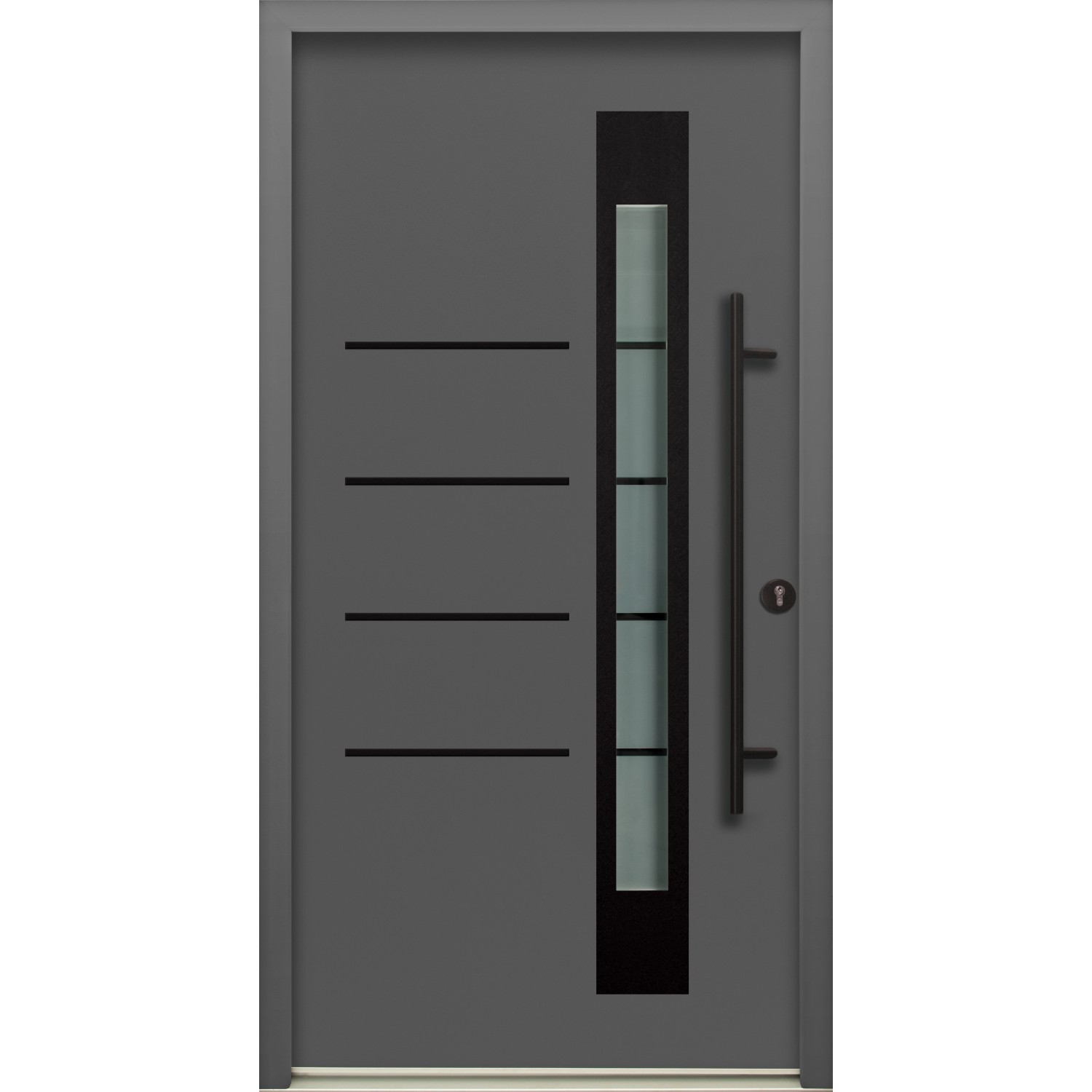 Splendoor Thermospace Haustür Berlin Prime Anthr.-Schwarz 210x100 cm R günstig online kaufen