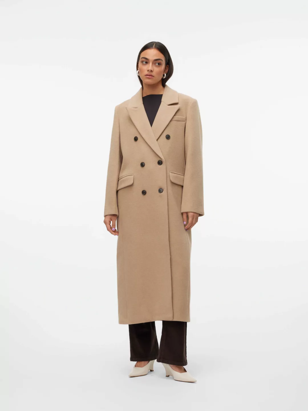 Vero Moda Langmantel "VMEDENSIA LONG WOOL COAT GA" günstig online kaufen