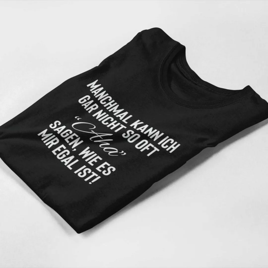 RABUMSEL Print-Shirt Manchmal kann ich gar nicht so oft Aha sagen - Frauen günstig online kaufen