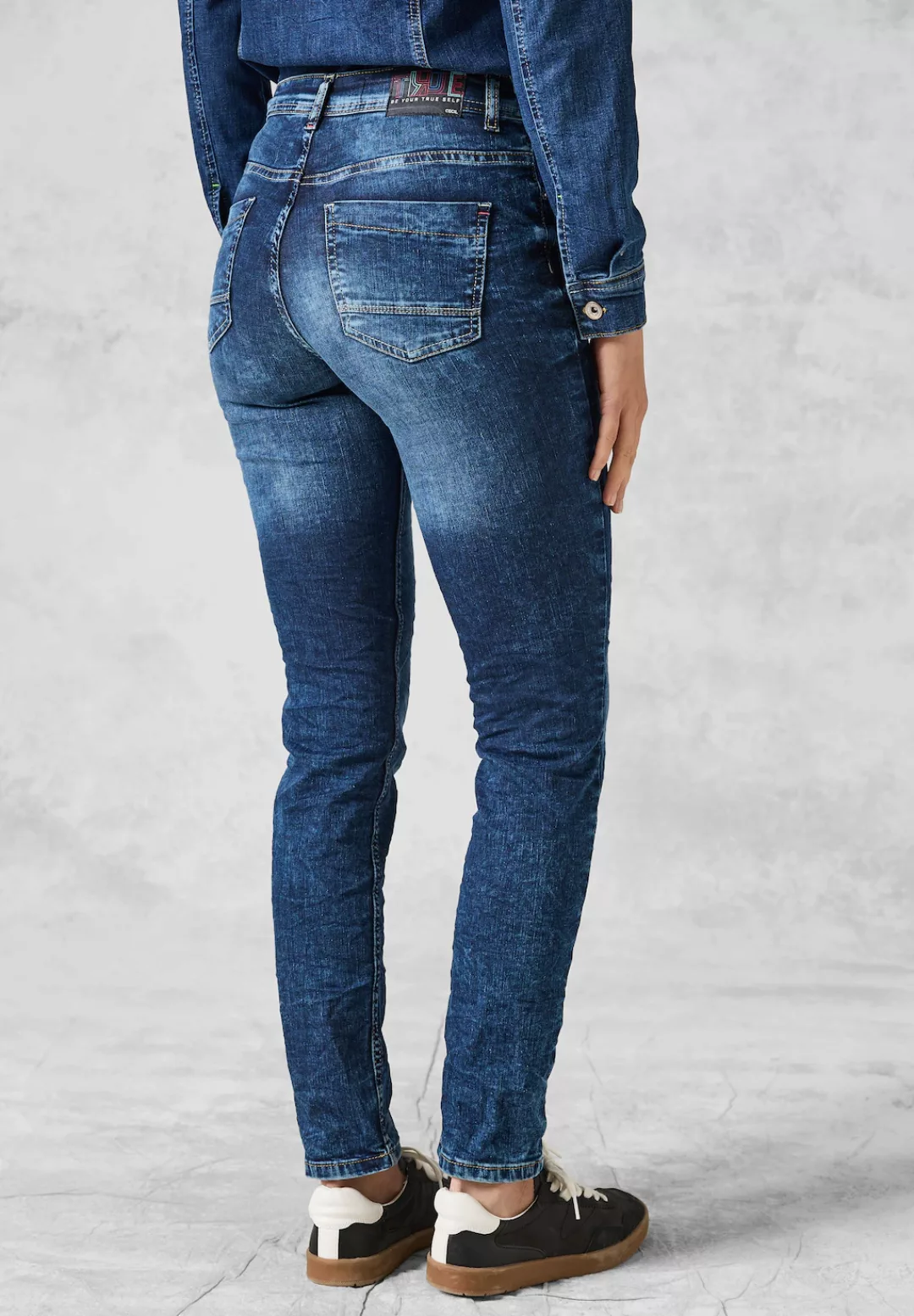 Cecil Slim-fit-Jeans, High Waist günstig online kaufen