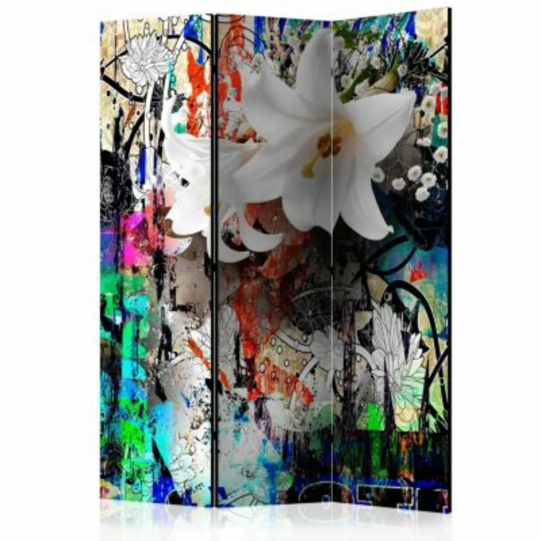 artgeist Paravent Urban Lily [Room Dividers] mehrfarbig Gr. 135 x 172 günstig online kaufen