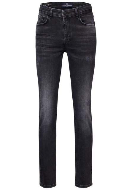 STREET ONE MEN Slim-fit-Jeans, Middle Waist günstig online kaufen