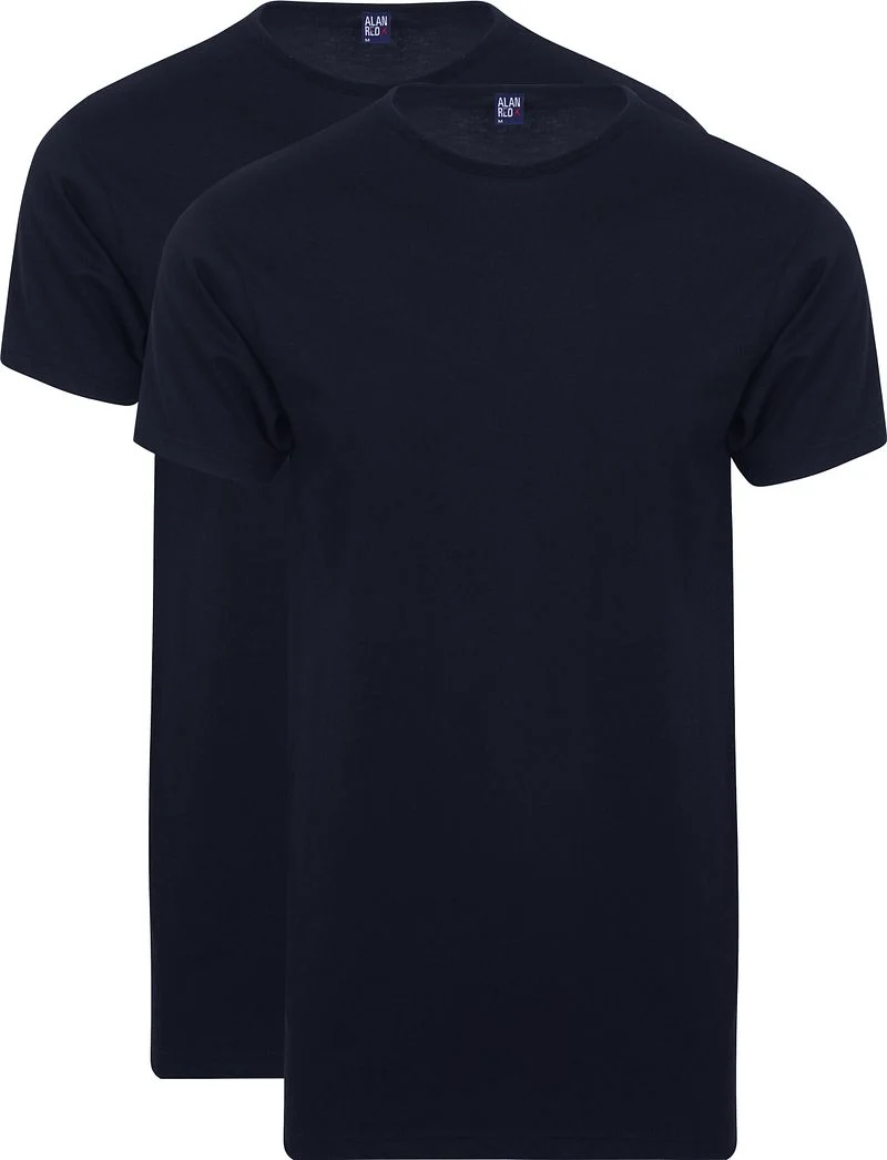 Alan Red Extra Lang T-Shirts Derby Navy (2-Pack) - Größe XXL günstig online kaufen