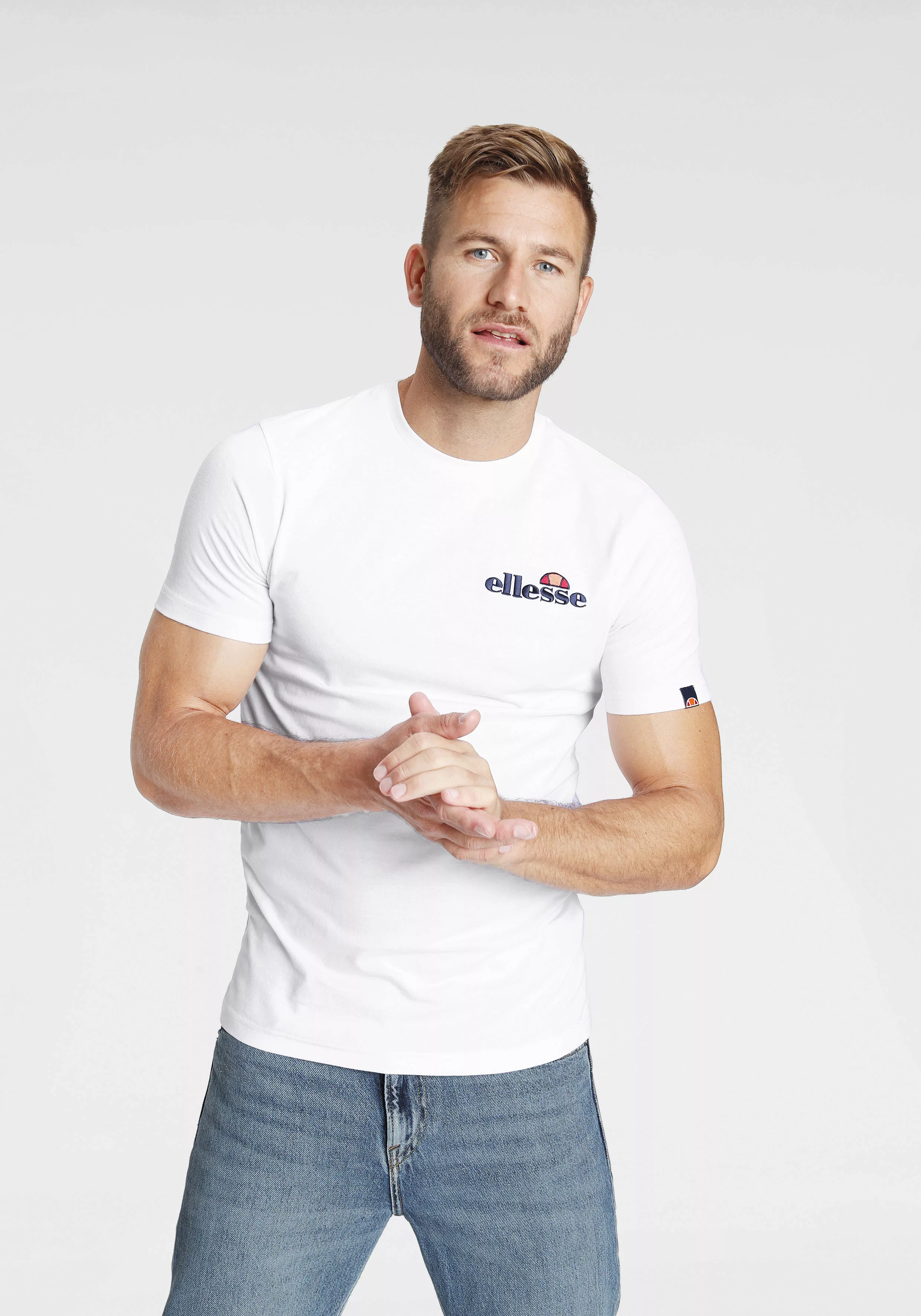 ellesse – Voodoo – Weißes T-Shirt günstig online kaufen