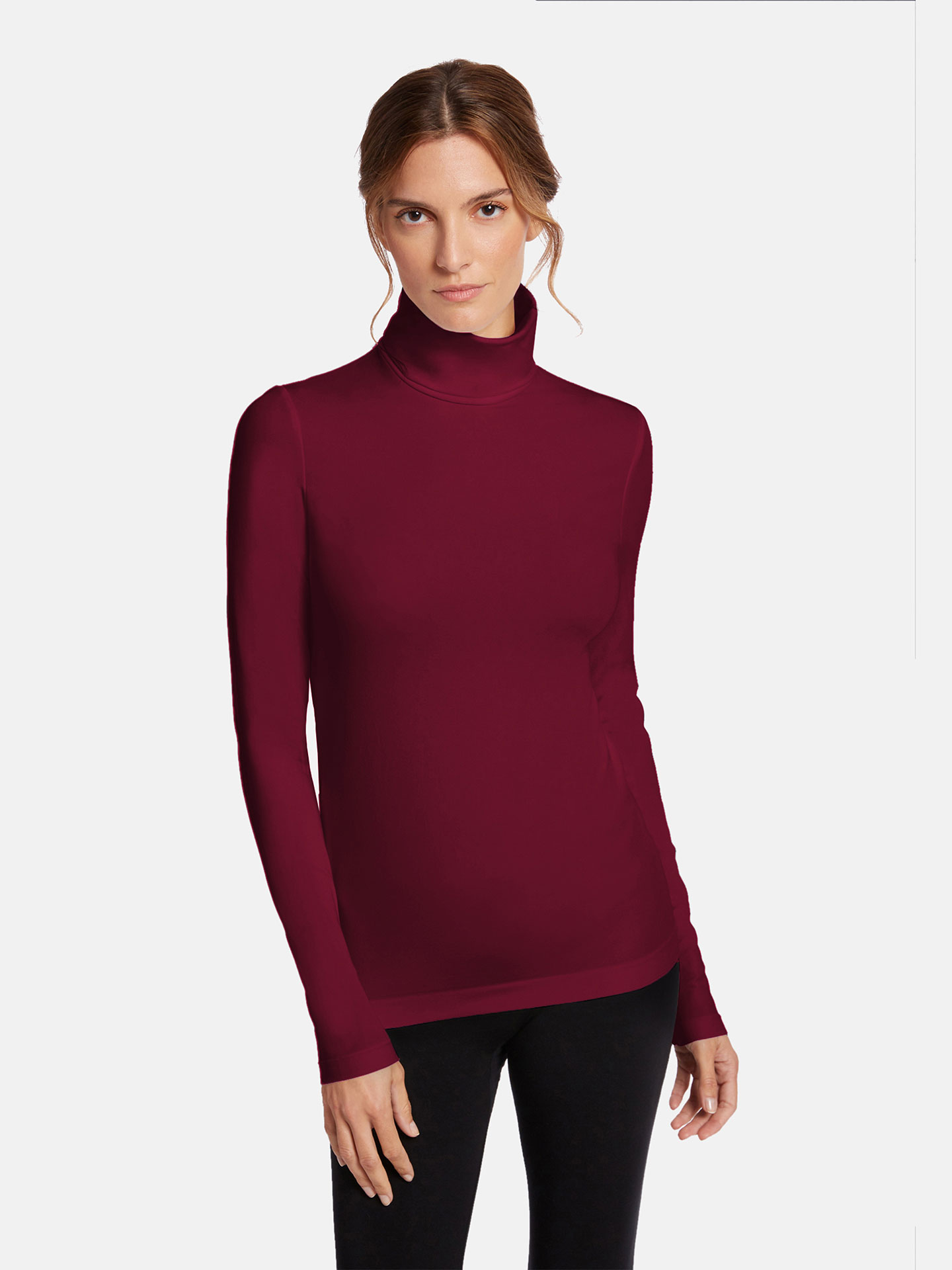 Wolford - Aurora Pullover, Frau, acai, Größe: XS günstig online kaufen