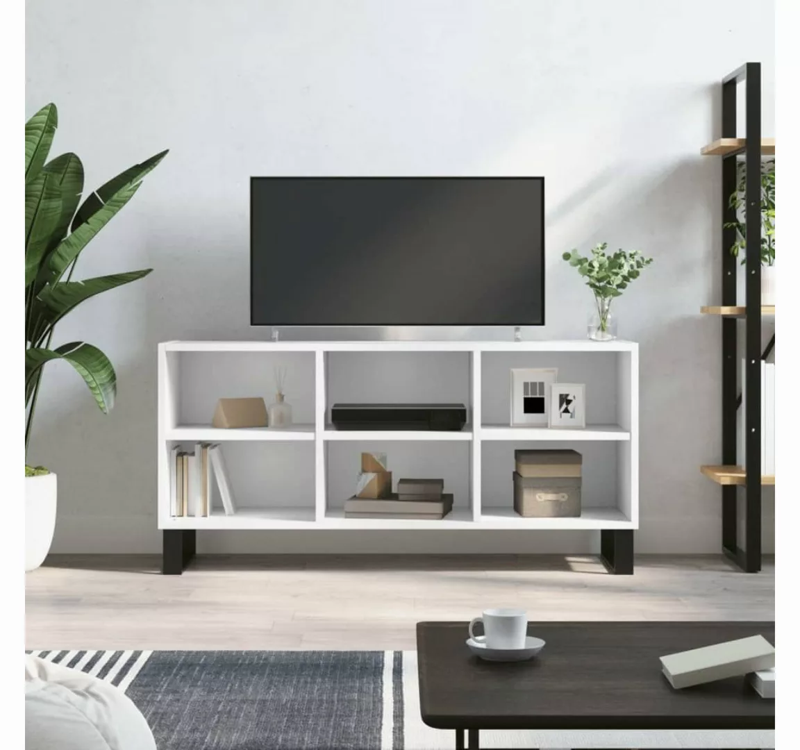vidaXL TV-Schrank TV-Schrank Schwarz 103,5x30x50 cm Holzwerkstoff günstig online kaufen