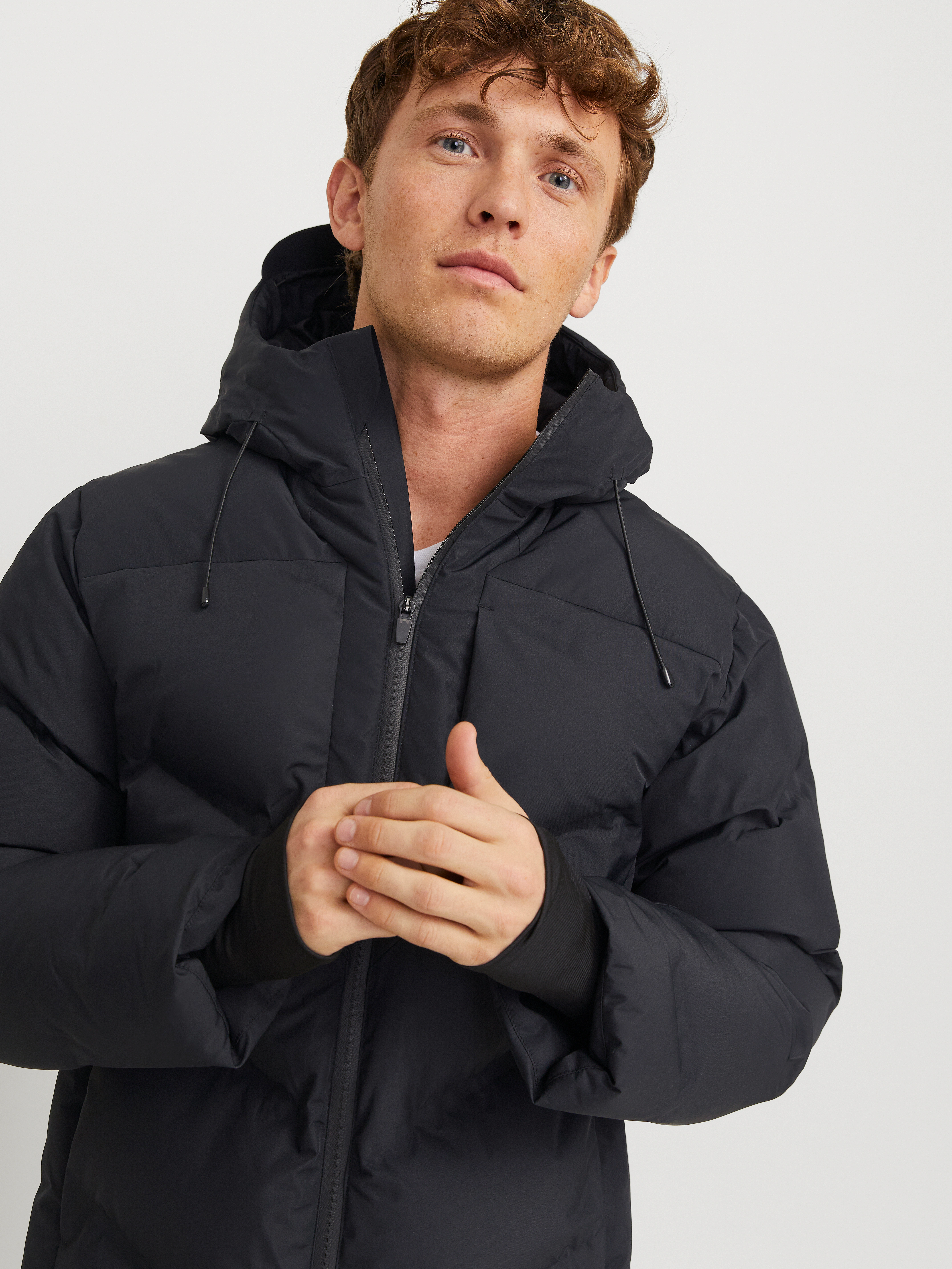 Jack & Jones Steppjacke "JCOSLAY HEAT QUILTED PUFFER SN", mit Kapuze günstig online kaufen