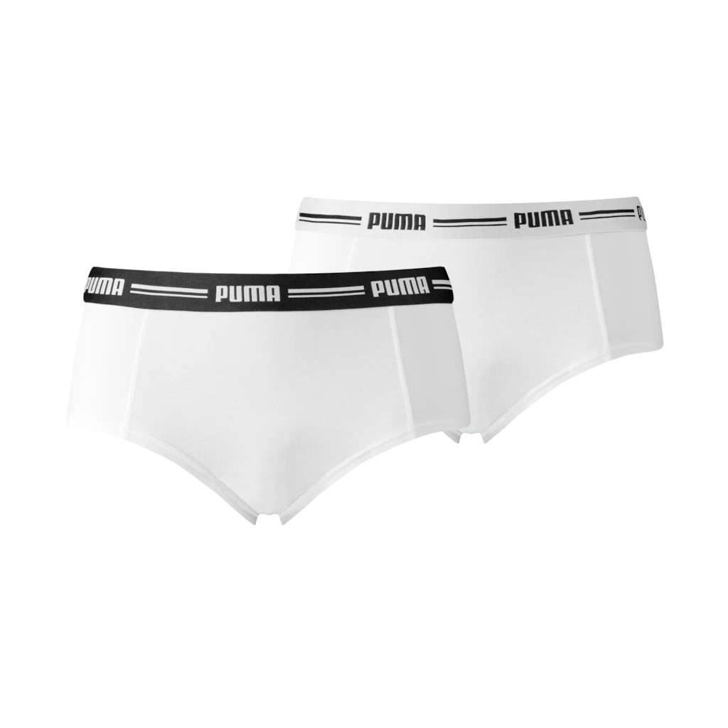 PUMA Panty "PUMA WOMEN MINI SHORT 2P", (2er Pack), schmaler Logo-Gummibund günstig online kaufen