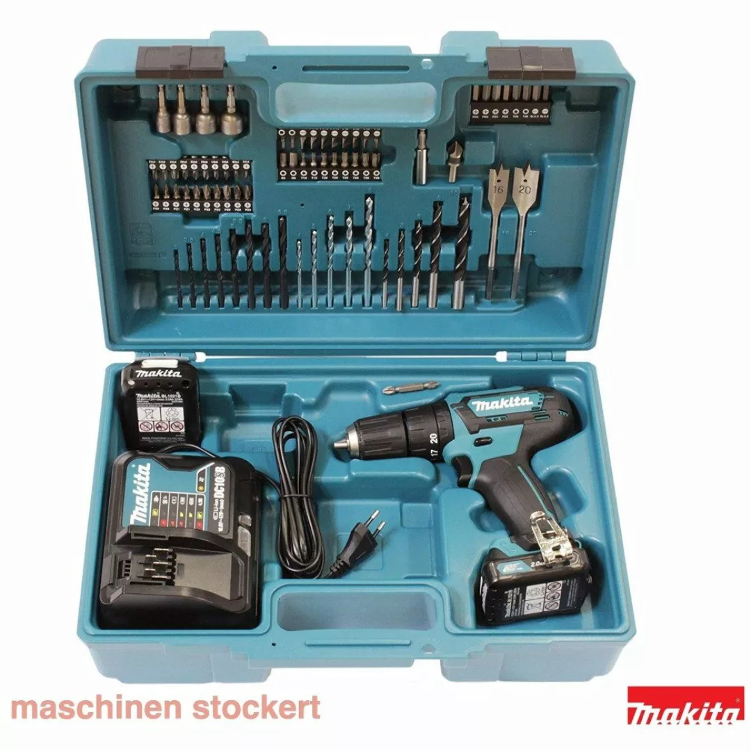 Makita Akku-Bohrschrauber Akku-Schlagbohrschrauber HP333DSAX1 12 Volt, günstig online kaufen