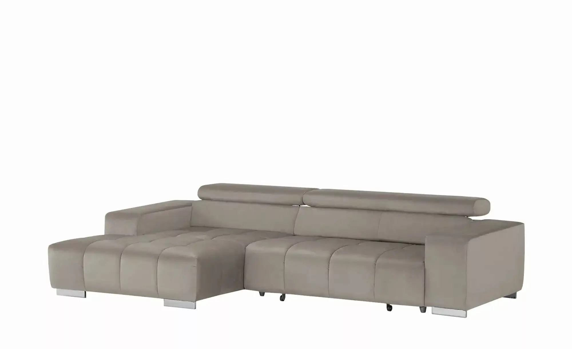 uno Ecksofa mit Kopfteilverstellung Origo ¦ braun ¦ Maße (cm): B: 307 H: 73 günstig online kaufen