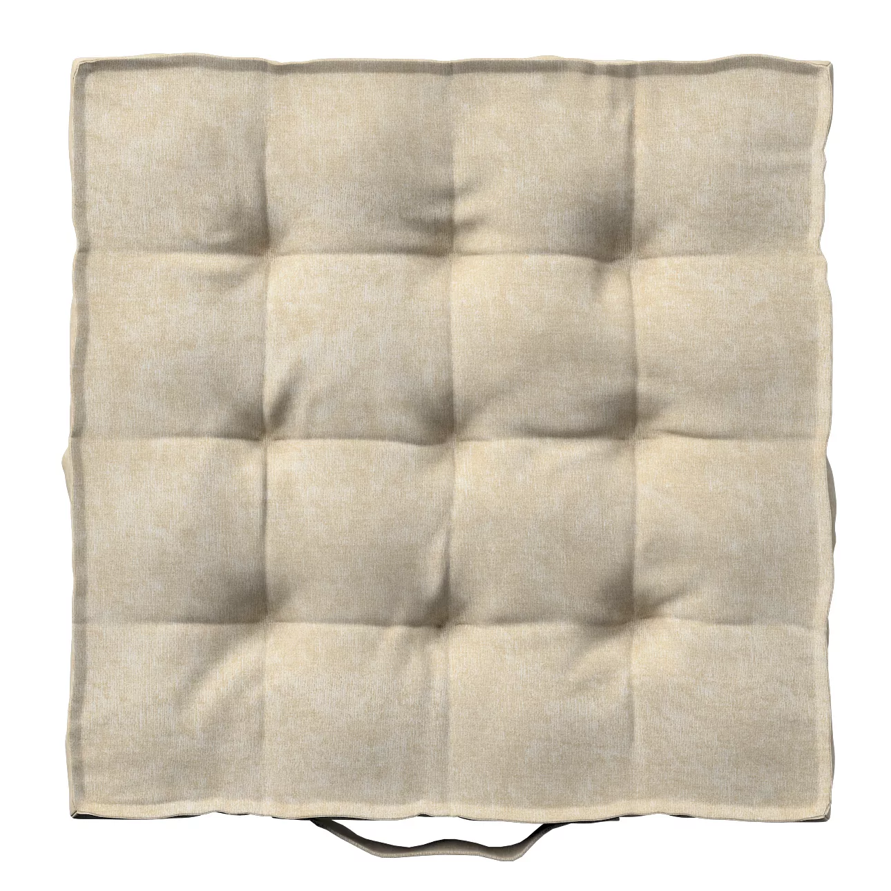 Sitzkissen Jacob mit Handgriff, grau-beige, 50 x 50 x 10 cm, Chenille (162- günstig online kaufen