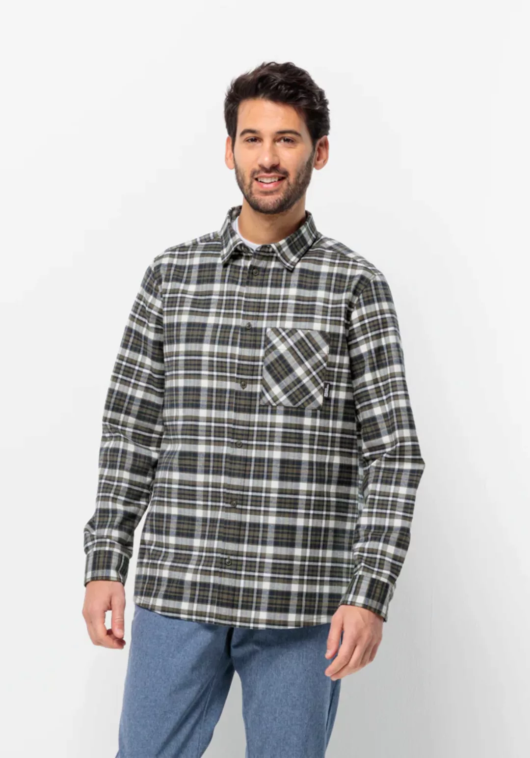 Jack Wolfskin Flanellhemd "BERGWEG SHIRT M" günstig online kaufen