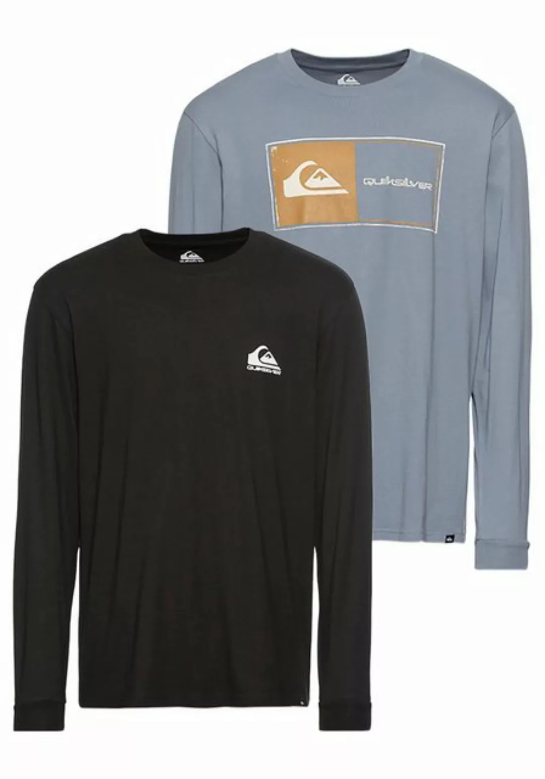 Quiksilver Langarmshirt CORE LOCK LS TEE PACK YM (Packung, 2-tlg., Doppelpa günstig online kaufen