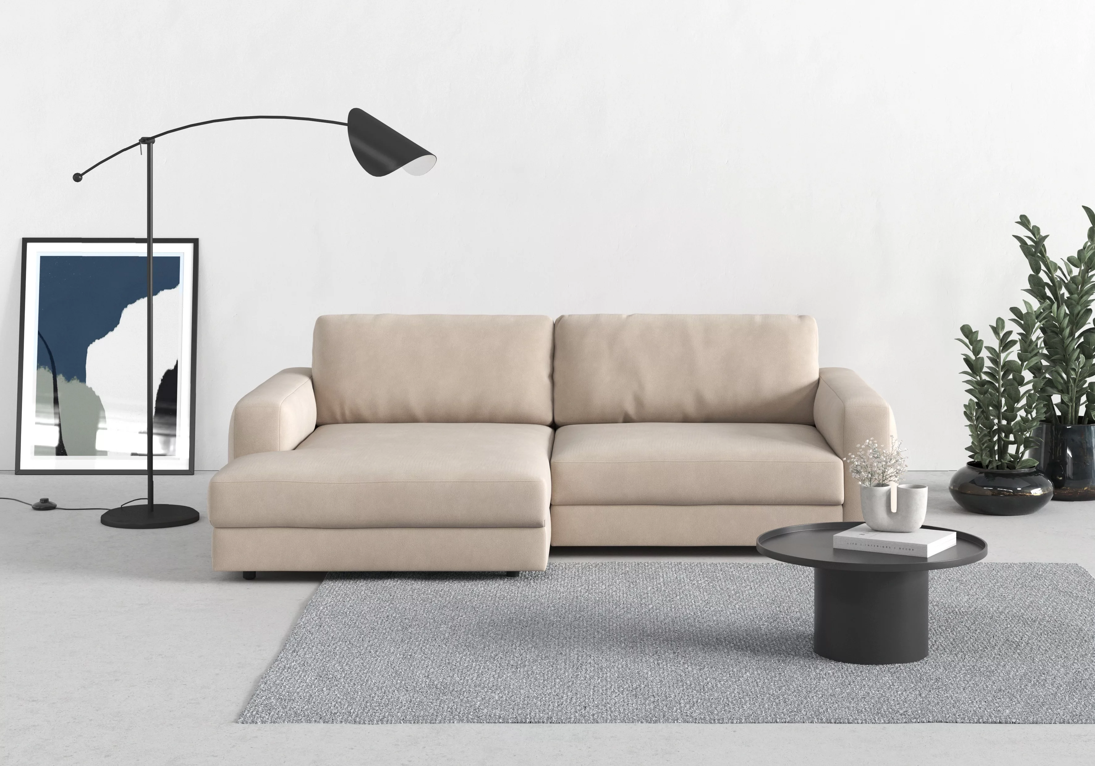 TRENDMANUFAKTUR Ecksofa Bourbon, Designsofa mit tollem Sitzkomfort, L-Form, günstig online kaufen