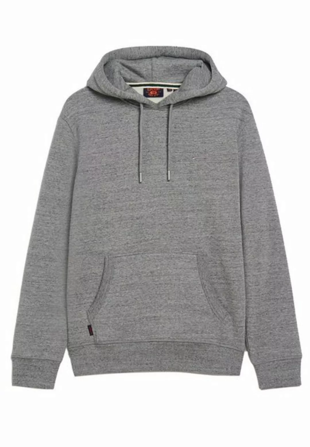 Superdry Sweater Superdry Herren Hoodie ESSENTIAL LOGO HOODIE Dark Grey Fle günstig online kaufen