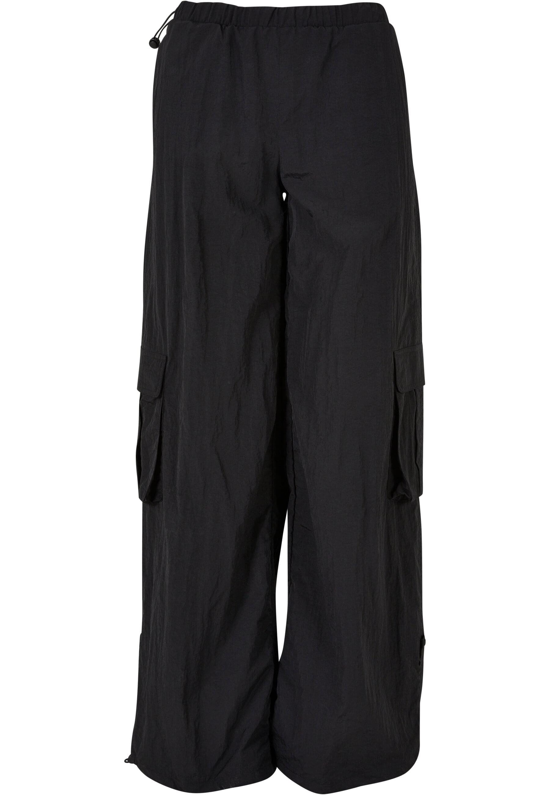 URBAN CLASSICS Stoffhose "Urban Classics Damen Ladies Wide Crinkle Nylon Ca günstig online kaufen