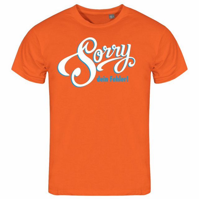 deinshirt Print-Shirt Herren T-Shirt Sorry dein Fehler Funshirt mit Motiv günstig online kaufen