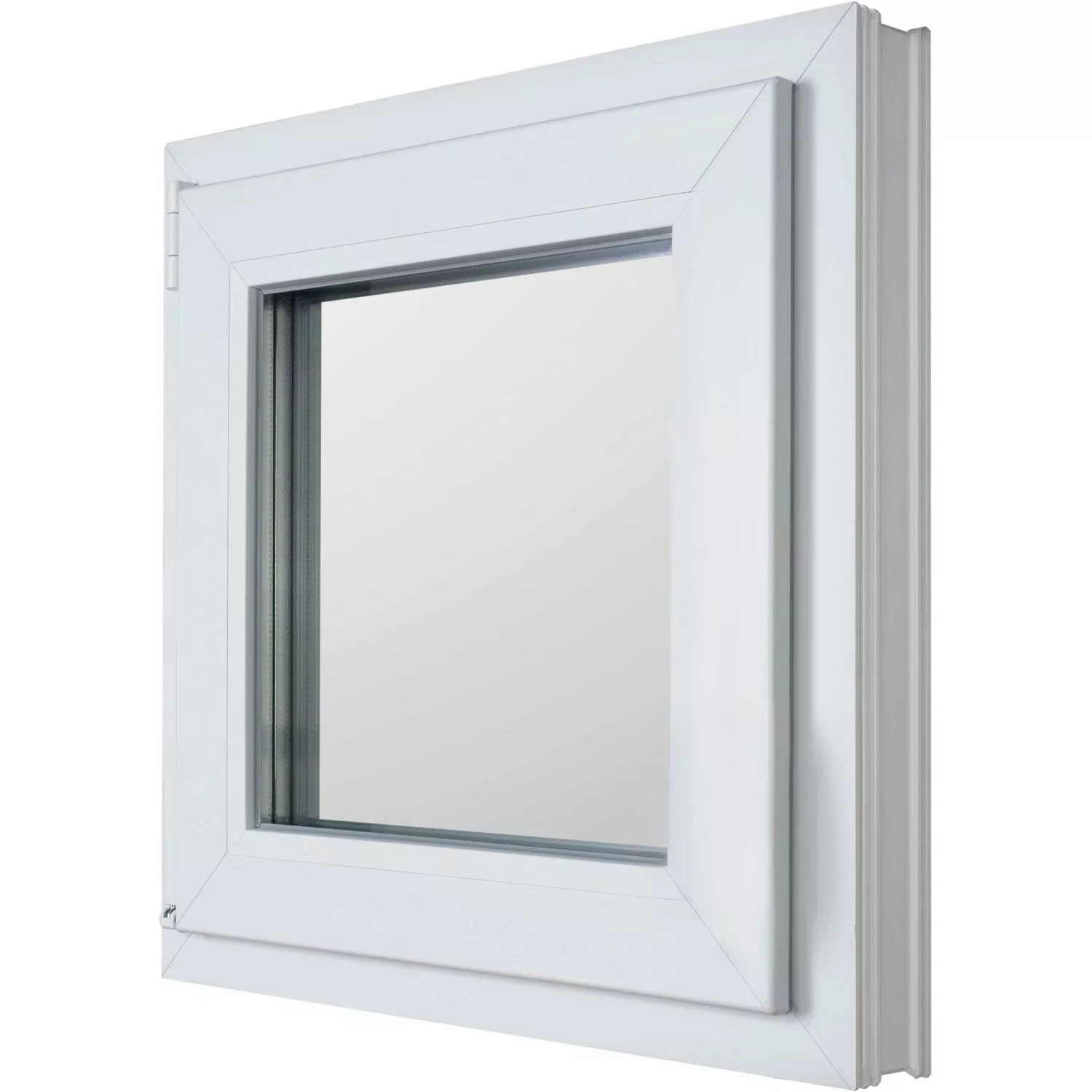 KM Meeth Kunststofffenster CL7 Weiß 75 cm x 120 DIN links Uw-Wert 0,90 günstig online kaufen