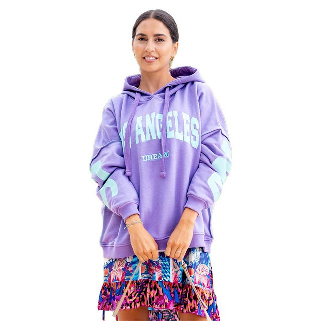 Miss Goodlife Hoodie Miss Goodlife Hoodie MG11469, Los Angeles, violett günstig online kaufen