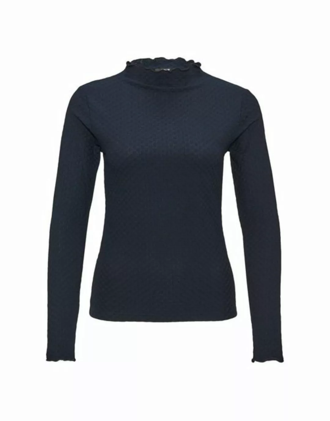 OPUS Langarmshirt Suktur coal blue günstig online kaufen