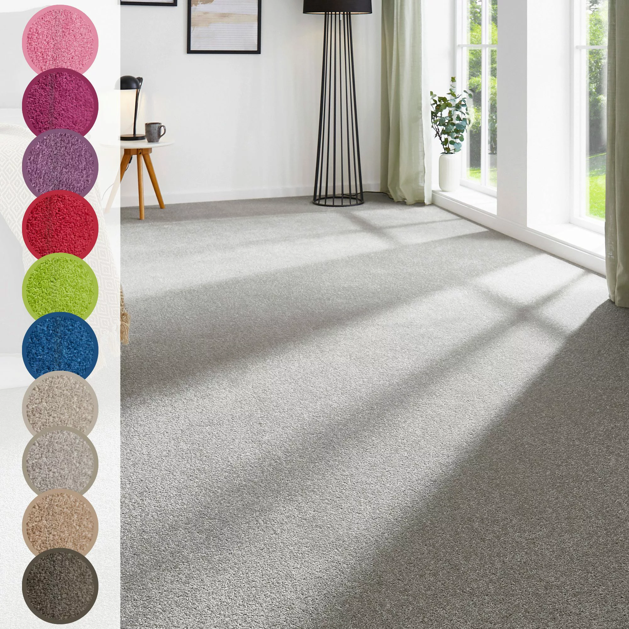 Andiamo Teppichboden »Ines, Kräuselvelours, Made in Netherlands«, rechtecki günstig online kaufen